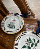 Pair of Floral Hanging Decorative Plates
