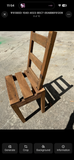 Small Vintage Wooden Collapsible Chair