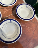 1970s Homer Laughlin China Nautical Collection of Ceramic Petite Dishes- Set of 4