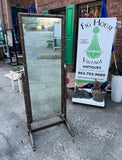 Bronze Wooden Bamboo Floor Mirror