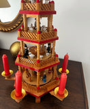 Vintage German Christmas Pyramid Candleholder