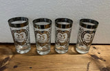 Collection of Silver 25th Anniversary Cups- Set of 4