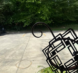 Outdoor Metal Sculptural Hanging Plant Holder