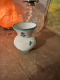 Small Austrian Ceramic Vase With Floral Details