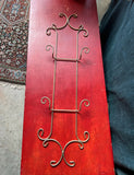 Skinny Metal Wired Vintage Wall Hanging Plate Holder