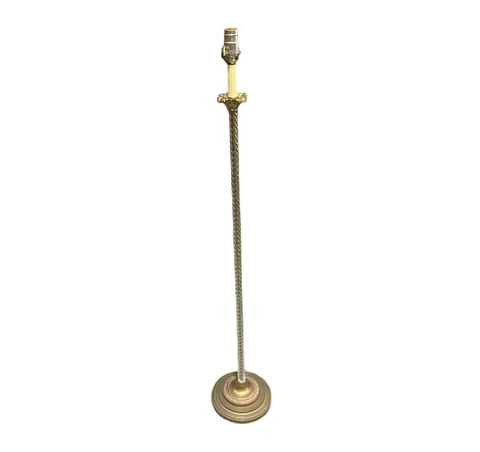 Brass Floor Lamp With Plastic Details