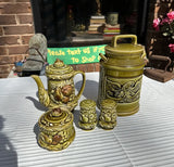 Ceramic Green Eagle Kitchen Set
