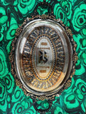 Egyptian Petite Silver Serving Dish With Handles