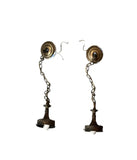 Vintage Pendant Lights- Needs Restoration - a Pair