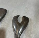 Pair of Lucite and Silver Serving Utensils