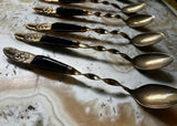 Brass Thai Set of Turned Spoons- Set of 6