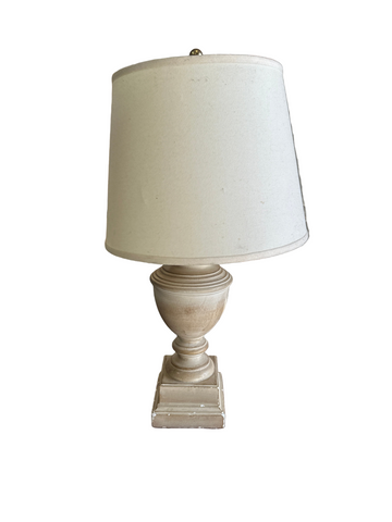 Cream Colored Modern Style Table Lamp with Shade
