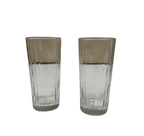 Pair of Simple Tall Glasses