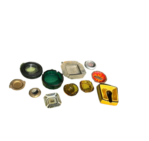 Instant Collection of Ashtrays- Set of 11