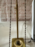 Gold Geometric Metal Crossbody Purse