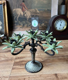 Vintage Mikasa Candelabra With Leaf Accents