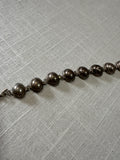 Sterling Silver Stamped Bubble Bracelet