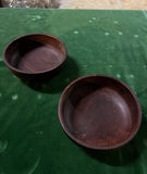 Pair of Wooden Hand Turned Bowls
