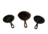 Trio of Cast Iron Pans