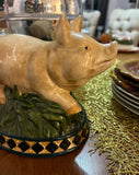 Ceramic Rustic Style Pig Decorative Piece