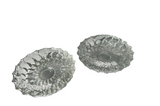Crystal Ashtrays- a Pair