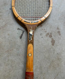 Vintage Miscellaneous Collection of Wooden Tennis Rackets With Cover