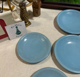 Collection of Blue Ceramic Plates- Set of 8