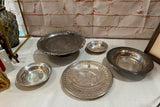 Instant Collection of Silver Serving Bowls and Tray- Set of 5