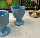 Collection of Blue Ceramic Cups- Set of 4