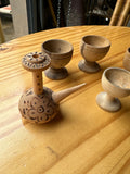 Collection of Wooden Cups