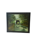 Framed Painting of Covered Bridge