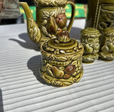 Ceramic Green Eagle Kitchen Set