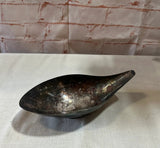 Silver Teardrop Decorative Catchall Tray