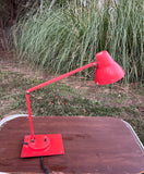 Vintage Cherry Red Desk Lamp