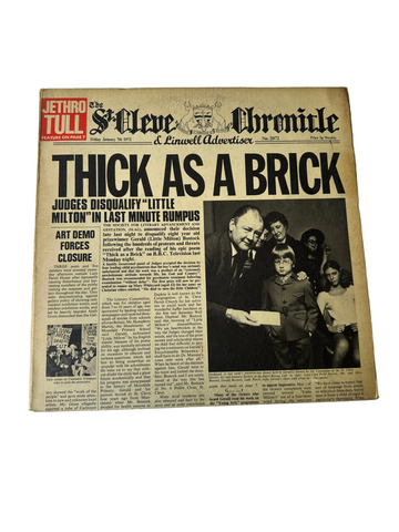 Vintage Jethro Tull "Thick as a Brick" Vinyl