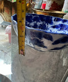 Antique Japanese Meiji Period Blue Bowl