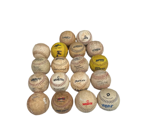 Collection of Vintage Softballs- Set of 18