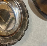 Pair of Silver Oval Decorative Trays