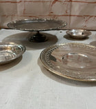 Instant Collection of Silver Serving Bowls and Tray- Set of 5