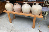 Late 19th Century Mediterranean Olive Jugs With Stand - 5 Piece Set