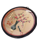 Semi Precious Stone Asian Framed Artwork