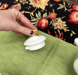 Ceramic Vegetable Tea Set- Set of 10