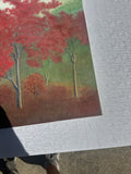 Colorful Trees and Foliage Landscape Painting on Canvas