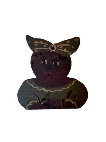 Vintage Small African American Wall Hanging