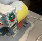 Pair of Garfield Themed Christmas Village Houses
