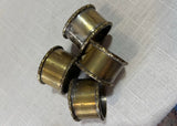 Brass Linen Napkin Rings- Set of 4