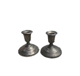 Pair of Small Silver Candlestick Holders