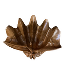 Small Wooden Carved Shell Bowl