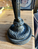 Modern Metal Lamp With Ram Head Details, Lampshade Included