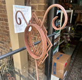 Outdoor Metal Sculptural Hanging Plant Holder